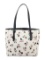 Kate Spade Neutrals Pvc Floral Zip Closure Tote