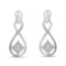 Round .04ct Diamond Square & Infinity Earrings