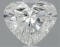 Gia Certified Heart Cut .60ct Si1 Diamond