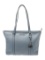 Michael Kors Blue Saffiano Leather Zip Cls Tote