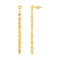 14k Gold Polished Drop Earrings