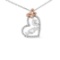 10k Gold-pl .22ct Diamond Mom Necklace