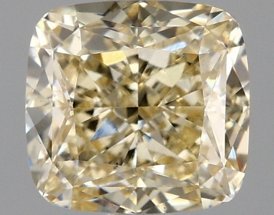Fancy Yellow Cushion Cut 1.59ct Vs1 Lab Diamond