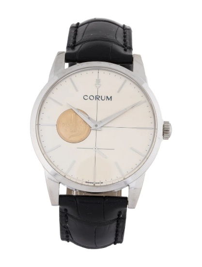 Corum Tribute To Lira Silver Dial Men's 38mm