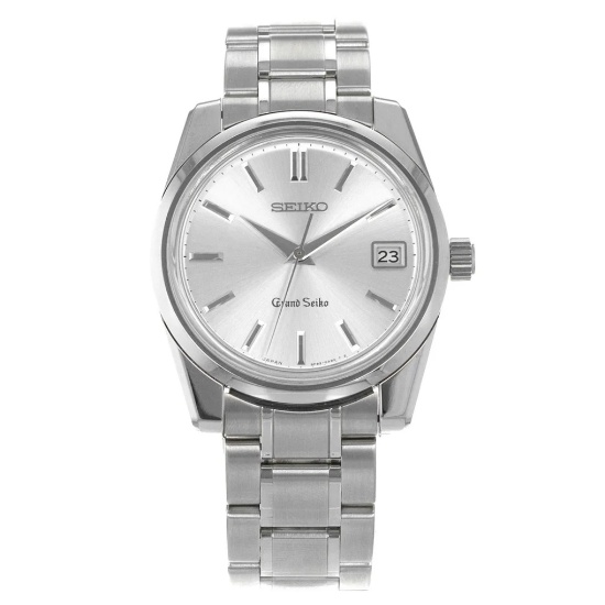 Grand Seiko Self Dater Silver Dial Qtz Men's 36mm