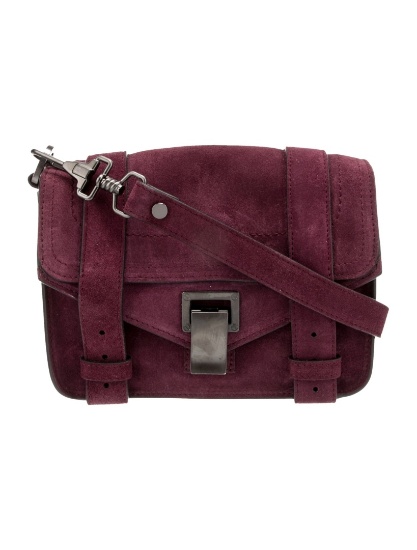 Proenza Schouler Pink Suede Crossbody Bag