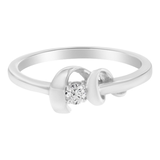 10k Gold .10ct Diamond Designer Ring