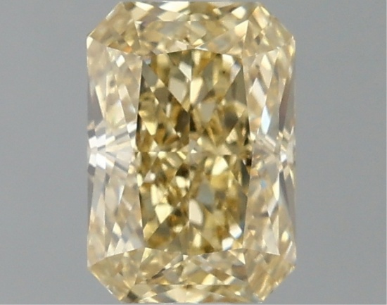 Fancy Yellow Radiant Cut 1.27ct Vvs2 Lab Diamond