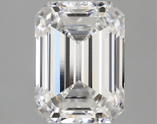 Igi Certified Emerald Cut 2.92ct Vs1 Lab Diamond