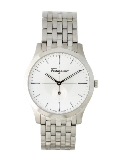 Salvatore Ferragamo Slim Women's Silver Dial 35mm