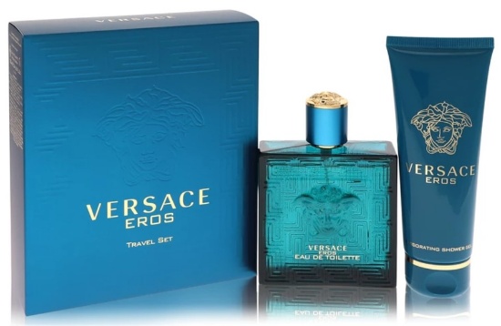 Versace Eros Men's Gift Set 3.4 Oz Spray