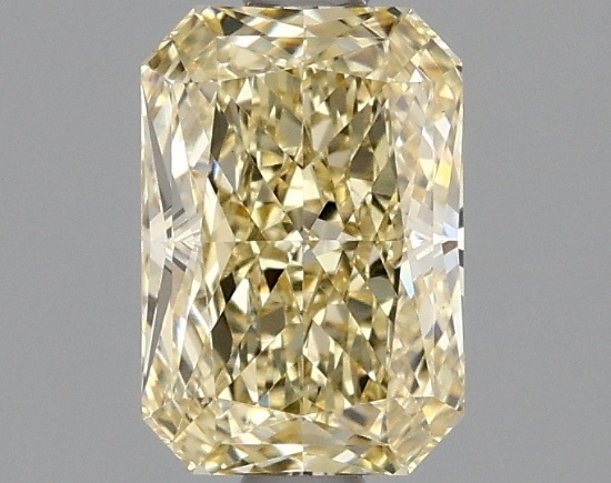 Fancy Yellow Radiant Cut 1.45ct Vvs2 Lab Diamond