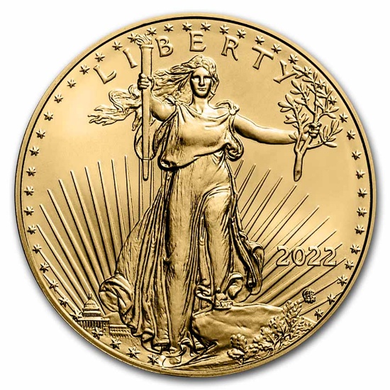 2022 1 Oz American Gold Eagle Bu