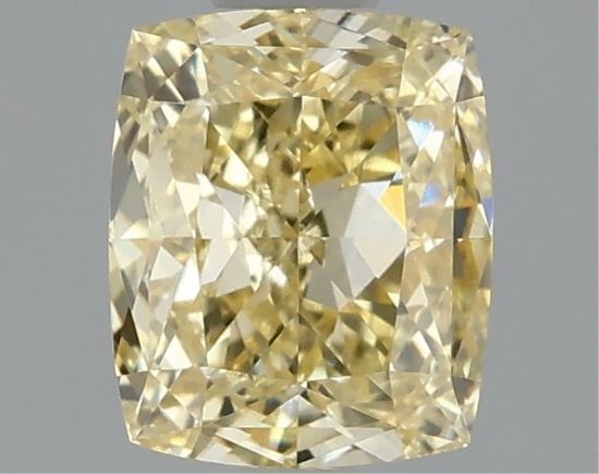 Fancy Yellow Cushion Cut 1.06ct Vvs2 Lab Diamond