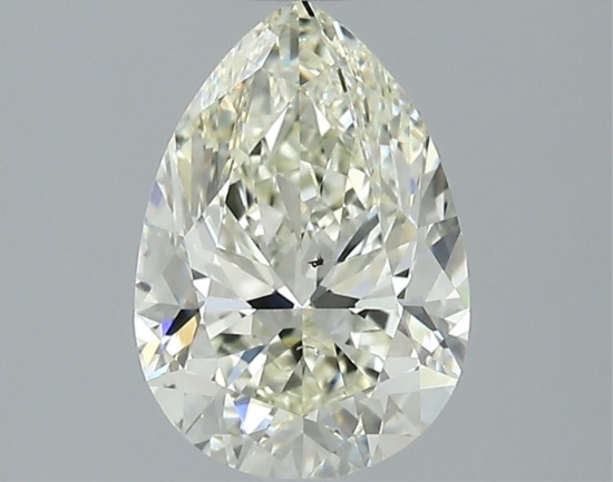 Gia Certified Pear Cut 2.00ct Si1 Diamond