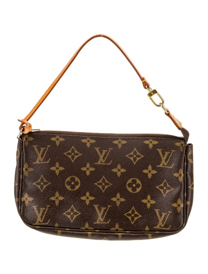 Louis Vuitton Ctd Canvas Pochette Acc Top Hdl Bag