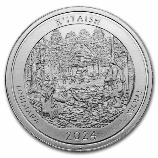 2024 1 Oz Silver Natb Kisatchie Forest Louisiana