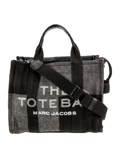 The Marc Jacobs Colorblock Black Denim Msgr Bag
