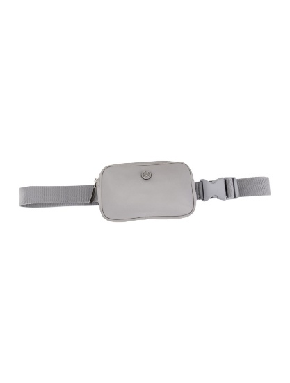 Tory Burch Prt Grey Nylon Silver-tone Hdw Belt Bag