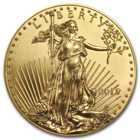 2015 1 Oz American Gold Eagle Bu