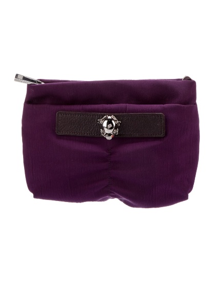 Marc Jacobs Purple Nylon Zip Closure Portfolio