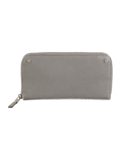 Balenciaga Grey 2016 Leather Continental Wallet