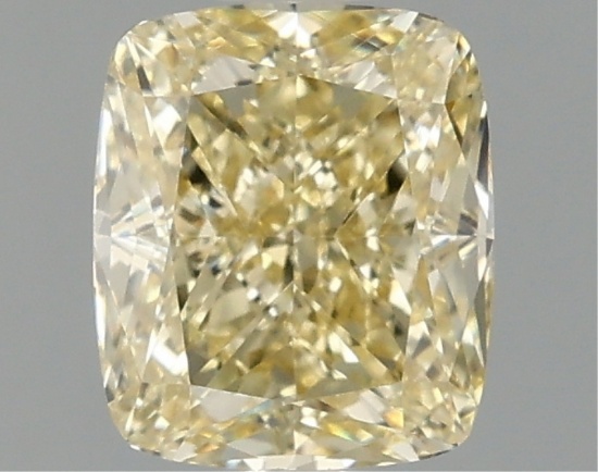 Fancy Yellow Cushion Cut 1.56ct Vs1 Lab Diamond