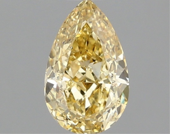 Fancy Yellow Pear Cut 1.06ct Vs1 Lab Diamond