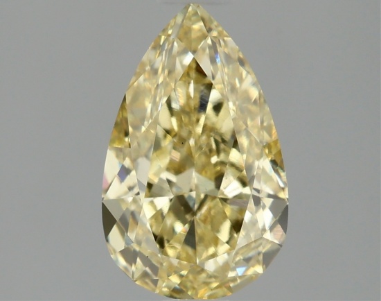 Fancy Yellow Pear Cut 1.62ct Vs1 Lab Diamond