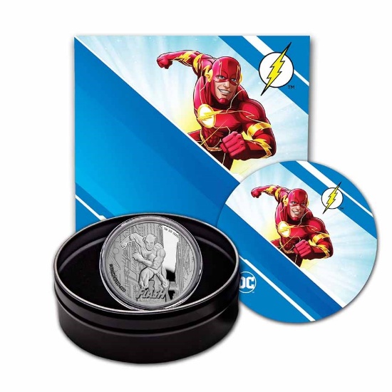2023 Samoa 1 Oz Silver Dc Comics Flash Proof