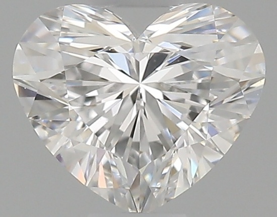 Gia Certified Heart Cut .51ct Vvs2 Diamond