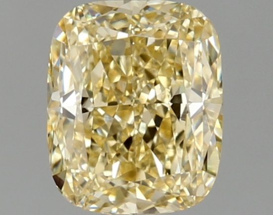 Fancy Yellow Cushion Cut 1.10ct Vs1 Lab Diamond
