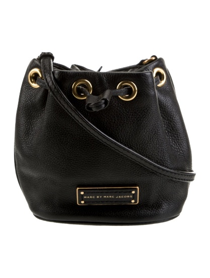 Marc By Marc Jacobs Leather Drawstring Bucket Bag
