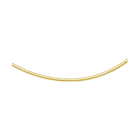 14k Gold Classic Omega Chain