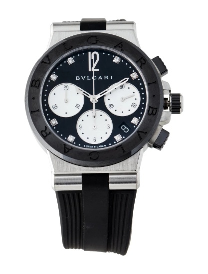 Bvlgari Diagono Ceramic Mop Dial Auto Women's 37mm