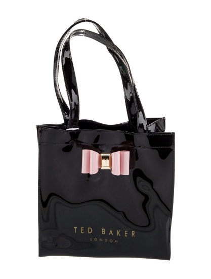 Ted Baker Green Patent Leather Bow Bucket Bag