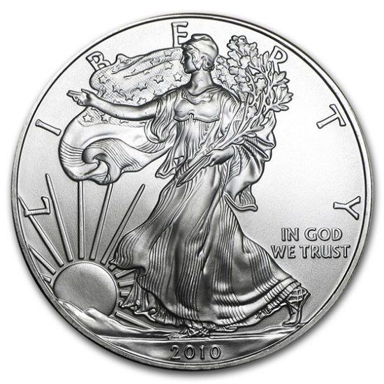 2010 1 Oz American Silver Eagle Bu