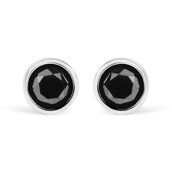 Elegant 3.00ct Black Diamond Earrings