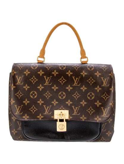 Louis Vuitton Marignan Ctd Canvas Snap Top Hdl Bag