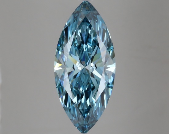 Fancy Blue Marquise Cut 5.05ct Vs1 Lab Diamond