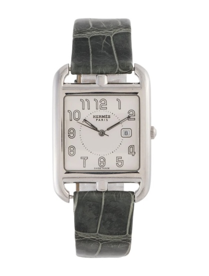 Hermes Cape Cod Ss Silver Dial Qtz Unisex 29mm