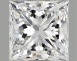 Igi Certified Princess Cut .97ct Vvs2 Lab Diamond