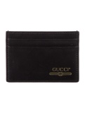 Gucci Black Leather G Logo Card Holder