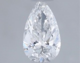 Gia Certified Pear Cut .30ct Si1 Diamond