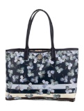 Tory Burch Floral Print Gold-tone Hardware Tote