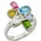 Captivating 2.98ct Multi-stone Cluster Ring