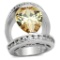 Pear 10.21ct Champagne Topaz Fashion Ring