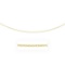 14k Gold Pendant Chain With Textured Links 2.5mm