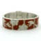 Sterling Silver .37ct Topaz Floral Brown Bracelet