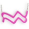 Aquarius Zodiac Pink Epoxy Pendant Necklace